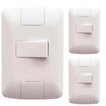 Kit 3 Cj 4X2 1 Interruptor Simples 1 Paralelo Tramontina Kit 3 Cj 4X2 1 Interruptor Simples 1 Paralelo Tramontina