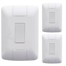 Kit 3 Cj 4X2 1 Interruptor Simples Tramontina 6 A 250 V Kit 3 Cj 4X2 1 Interruptor Simples Tramontina 6 A 250 V