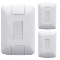 Kit 3 Cj 4X2 1 Interruptor Simples Tramontina 6 A 250 V Kit 3 Cj 4X2 1 Interruptor Simples Tramontina 6 A 250 V