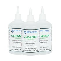 KIT 3 Cleaner Limpador E Desoxidante Limpeza Eletrônica 250ml - Implastec