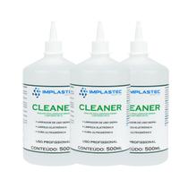 Kit 3 Cleaner Limpador E Desoxidante Limpeza Eletrônica 500ml - Implastec Kit 3 Cleaner Limpador E Desoxidante Limpeza Eletrônica 500ml - Implastec