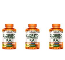 Kit 3 Cloreto De Magnésio P.a. 120 Cápsula. Katigua