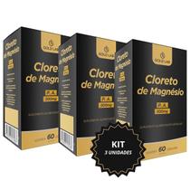 Kit 3 CLORETO DE MAGNESIO P.A. 500MG C/60 CAPS GOLD LAB Kit 3 CLORETO DE MAGNESIO P.A. 500MG C/60 CAPS GOLD LAB