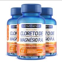 Kit 3 Cloreto de Magnésio P.A. Catarinense 60 Comprimidos