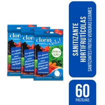 Kit 3 Clorin Salad Pastilha Sanitizante de verduras e frutas