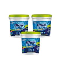 Kit 3 Cloro Smart Bluepool 7,5kg Tratamento Eficiente para Piscinas Kit 3 Cloro Smart Bluepool 7,5kg Tratamento Eficiente para Piscinas