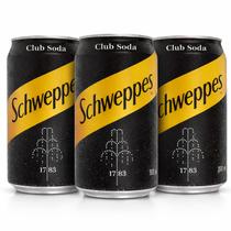 Kit 3 Club Soda SCHWEPPES 350ml