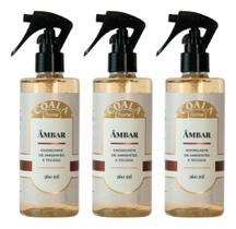 Kit 3 Coala Odorizante de Ambientes e Tecidos Âmbar 260ML Kit 3 Coala Odorizante de Ambientes e Tecidos Âmbar 260ML