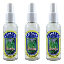 Kit 3 Coala Odorizante de Ambientes Spray 120ML - Eucalipto - Aromatizante - Ambiente - Perfumado