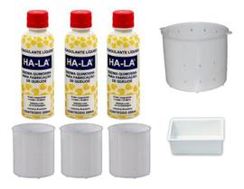 Kit 3 Coalhos Hala+ 3 Formas 500G+ 1 Forma 1Kg+ 1 Forma 500G