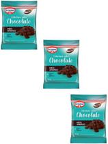 Kit 3 Coberturas Moedas Chocolate Meio Amargo Dr. Oetker Kit 3 Coberturas Moedas Chocolate Meio Amargo Dr. Oetker