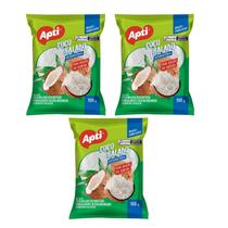Kit 3 Coco Ralado Zero Açúcar Fino Desidratado Confeitaria e Receitas Kit 3 Coco Ralado Zero Açúcar Fino Desidratado Confeitaria e Receitas