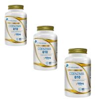 Kit 3 Coenzima Q10 100mg 3x60 cápsulas Flora Nativa
