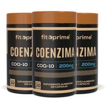 Kit 3 Coenzima Q10 60 cápsulas 200mg Fitoprime