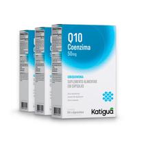 Kit 3 Coenzima Q10 Katiguá 50mg 30 Cápsulas