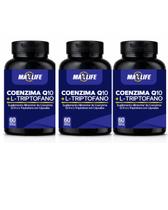 kit 3 Coenzima Q10 + L-Triptofano em Cápsulas Uso Diário 60 Caps kit 3 Coenzima Q10 + L-Triptofano em Cápsulas Uso Diário 60 Caps