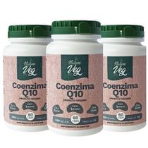 Kit 3 Coenzima Q10 (Produto Vegano) 60 Cápsulas 500mg