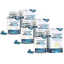 Kit 3 cogniflex 60 capsulas suplemento de magnésio colina seleniometionina complexo b