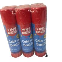 Kit 3 Cola Bastão 40g Praticidade p/ o Dia a Dia Resistente