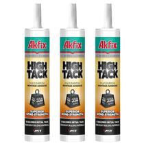 Kit 3 Cola High Tack Híbrido Alta Aderência 290ML-486G- Branco