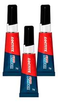 Kit 3 Cola Loctite Super Bonder 3,6g Brilho Multiuso