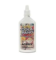 Kit 3 Cola Pano para Tecido Bisnaga 100g - Acrilex Kit 3 Cola Pano para Tecido Bisnaga 100g - Acrilex