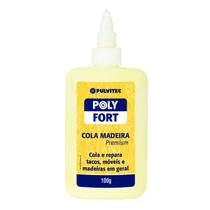 Kit 3 Cola para Madeira Poly Madeira 100g Pulvitec