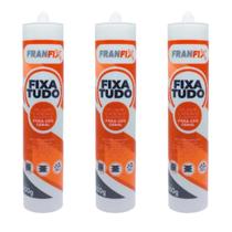 Kit 3 Cola Selante Adesivo Fixa Tudo Branco Elástico Franfix 400g Kit 3 Cola Selante Adesivo Fixa Tudo Branco Elástico Franfix 400g