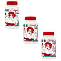 Kit 3 Colágeno Hidrolisado Chamel 100 Cápsulas 350mg Kit 3 Colágeno Hidrolisado Chamel 100 Cápsulas 350mg