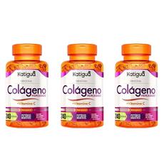 Kit 3 Colágeno Hidrolisado + Vitamina C 240 Capsulas Katigua