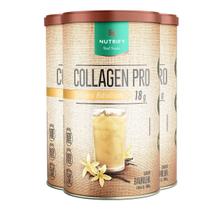 Kit 3 Colágeno Pro Hidrolisado Baunilha Nutrify 450G