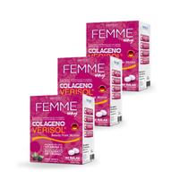 Kit 3 Colageno Verisol Femme Way 180 Balas Prevent Pharma