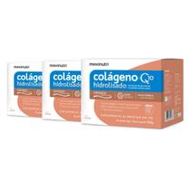 Kit 3 Colágeno Verisol + Q10 Maxinutri 30 Sachês Natural Kit 3 Colágeno Verisol + Q10 Maxinutri 30 Sachês Natural