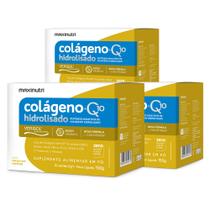 Kit 3 Colágeno Verisol Sachês Manga Maracujá 30X5G + Q10