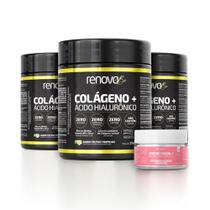 Kit 3 Colágenos Renova Be Verisol Com Biotina + Creme Facial Kit 3 Colágenos Renova Be Verisol Com Biotina + Creme Facial