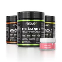 Kit 3 Colágenos Renova Be Verisol Com Biotina + Creme Facial