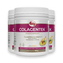 Kit 3 Colagentek Vitafor 300G Abacaxi Kit 3 Colagentek Vitafor 300G Abacaxi