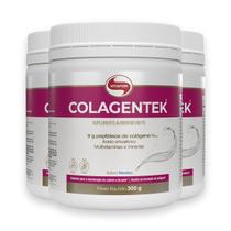 Kit 3 Colagentek Vitafor 300G Neutro