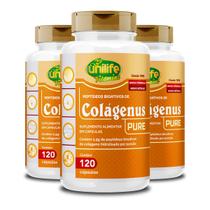Kit 3 Colágenus Pure Unilife 120 cápsulas