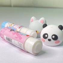 Kit 3 colas bastão gatinho/panda criativas