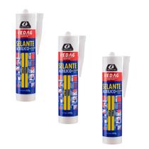 Kit 3 Colas Selante Branca - 400g Garin Kit 3 Colas Selante Branca - 400g Garin