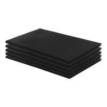 Kit 3 Colchonete Academia / Yoga / Pilates - 90x40x3cm PRETO SC