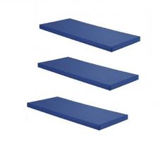 Kit 3 Colchonetes Academia D18 Revestido Napa Impermeável 50x100x3 cm