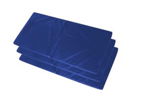 kit 3 Colchonetes Academia Fitness Orthovida D65 90 x 40 x 3 cm - Azul