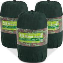 Kit 3 Colchonetes Camuflado Casal 190x130cm Com Bolsa Para Transporte - Emcompre