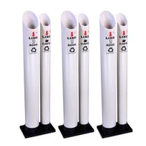 Kit 3 Coletores Duplos Água/Café PVC Kit 3 Coletores Duplos Água/Café PVC