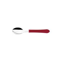 Kit 3 Colher de Chá Leme Inox Vermelho Kit 3 Colher de Chá Leme Inox Vermelho
