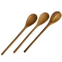 Kit 3 Colheres de Arroz Grande Pau Talher para Servir 38 cm Madeira Jogo Conjunto