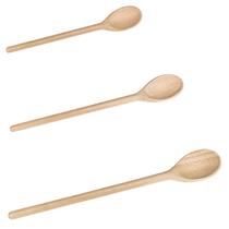 Kit 3 Colheres de madeira 25/26/27 Cm