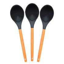 Kit 3 Colheres Silicone 32cm - Resistente 240C Kit 3 Colheres Silicone 32cm - Resistente 240C